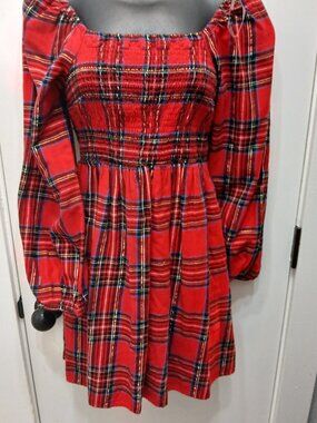 Thereabouts Adorable Plaid Flannel Dress